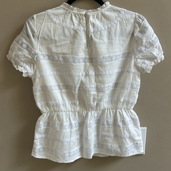 J Crew Daisy Chain Peplum Top Size XS - Picture 9 of 12